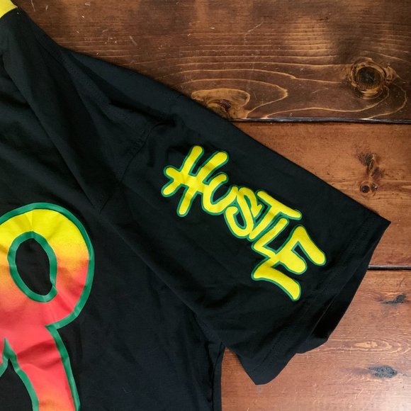NWT Men's Studio 23 Concept Black Hustle Graphic 2X-Large Short Sleeve T-Shirt - Picture 10 of 15